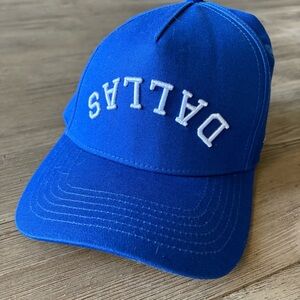 True Brvnd Blue Dallas Embroidered SnapBack